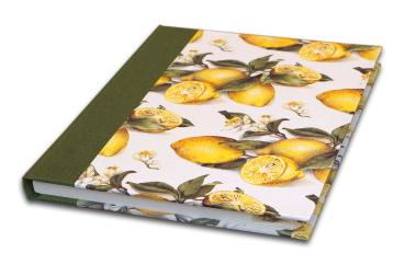 Preview: Notebook A5 blank with flowers